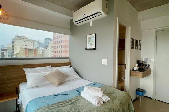 Studio de kitnet/studio para alugar com 1 quarto, 22m² em Jardim Paulista, São Paulo