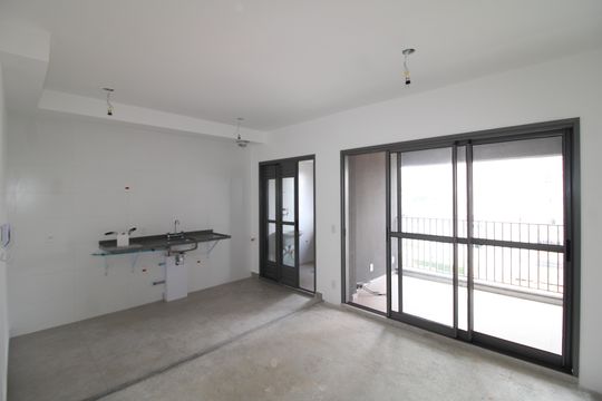 Sala / Cozinha / Área de Serviço de apartamento para alugar com 2 quartos, 74m² em Santana, São Paulo