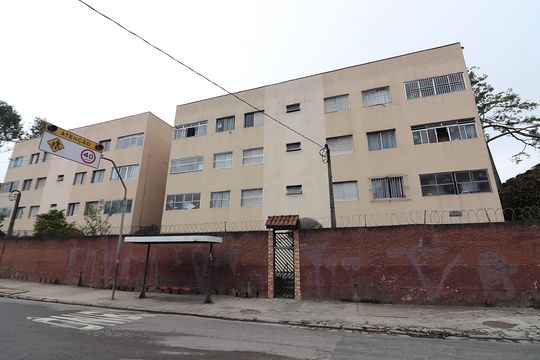 Fachada de apartamento à venda com 1 quarto, 45m² em Vila Santa Luzia, São Bernardo do Campo