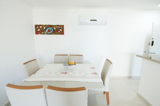 Sala de apartamento para alugar com 2 quartos, 75m² em Boqueirão, Praia Grande
