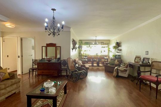 Sala de apartamento à venda com 4 quartos, 168m² em Jardim Paulista, São Paulo