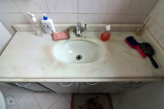 Quarto 1 - Suíte Banheiro  de apartamento à venda com 3 quartos, 90m² em Vila Lusitania, São Bernardo do Campo