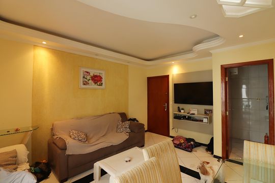 Sala  de apartamento à venda com 3 quartos, 90m² em Vila Lusitania, São Bernardo do Campo