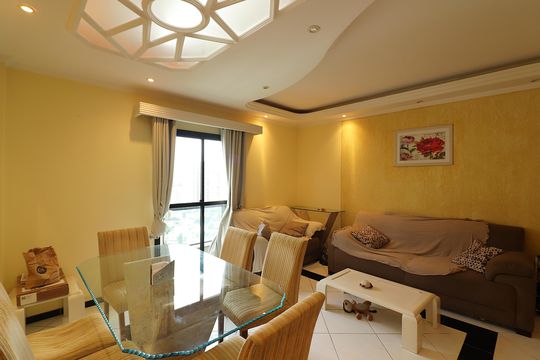 Sala  de apartamento à venda com 3 quartos, 90m² em Vila Lusitania, São Bernardo do Campo
