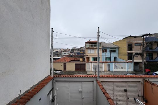 Vista da Sacada de casa à venda com 3 quartos, 130m² em Vila Linda, Santo André