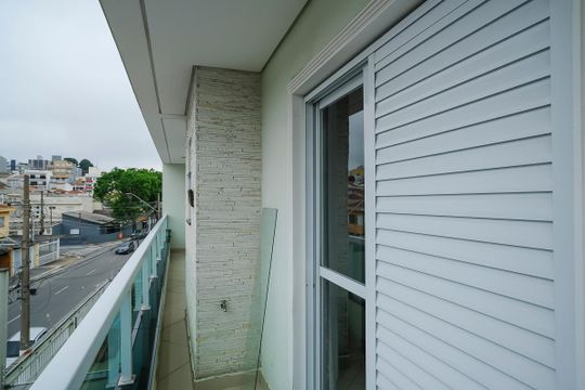 Varanda da Suíte 3 de casa à venda com 3 quartos, 249m² em Vila Angelina, São Bernardo do Campo