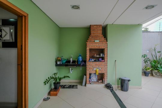 Área Externa de casa à venda com 3 quartos, 249m² em Vila Angelina, São Bernardo do Campo