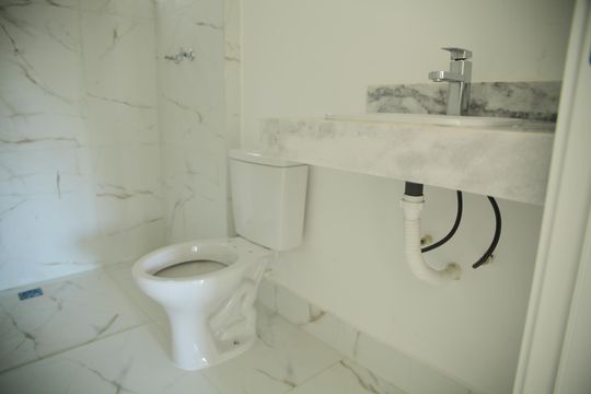 Banheiro de apartamento à venda com 2 quartos, 69m² em Anchieta, São Bernardo do Campo