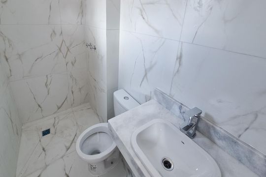 Banheiro da Suíte de apartamento à venda com 2 quartos, 69m² em Anchieta, São Bernardo do Campo