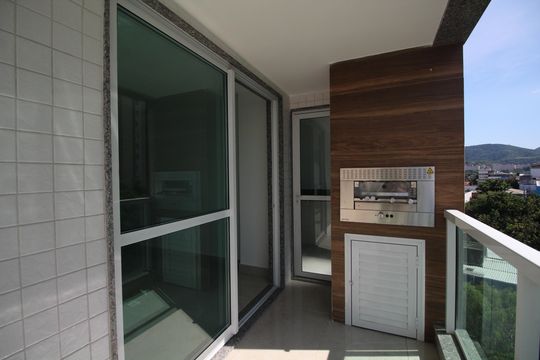Sala - Varanda de apartamento à venda com 3 quartos, 144m² em Taquara, Rio de Janeiro