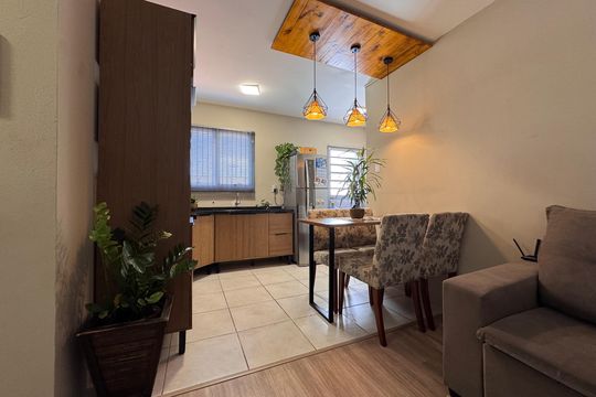 Cozinha de apartamento à venda com 3 quartos, 58m² em Rio dos Sinos, São Leopoldo
