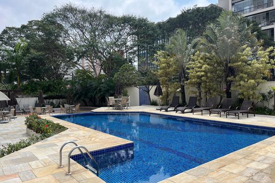 Área comum - Piscina de apartamento para alugar com 3 quartos, 120m² em Vila Romana, São Paulo