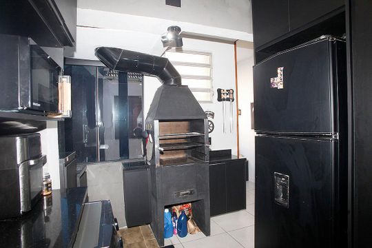 Cozinha e Área de Serviço de apartamento para alugar com 2 quartos, 53m² em Centro Histórico, Porto Alegre
