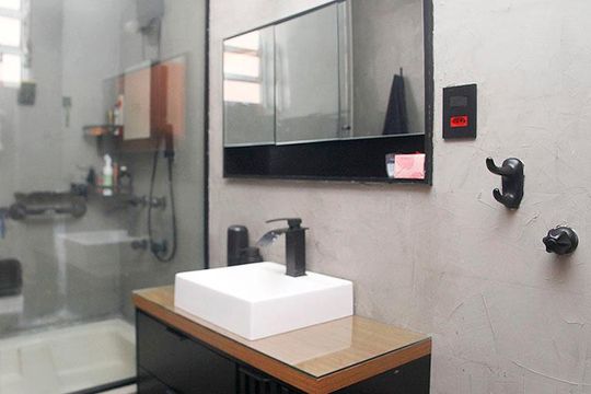 Banheiro de apartamento para alugar com 2 quartos, 53m² em Centro Histórico, Porto Alegre