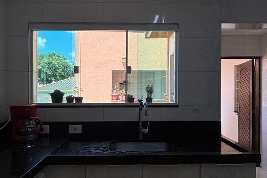 Cozinha de casa à venda com 4 quartos, 220m² em Vl Fco Matarazzo, Santo André