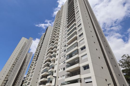 Fachada de apartamento para alugar com 2 quartos, 86m² em Jardim Caboré, São Paulo