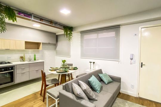 Sala  de apartamento à venda com 2 quartos, 51m² em Vila Ré, São Paulo
