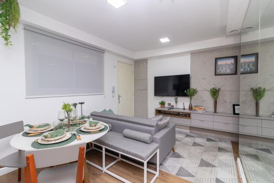Sala de apartamento para alugar com 2 quartos, 51m² em Vila Ré, São Paulo