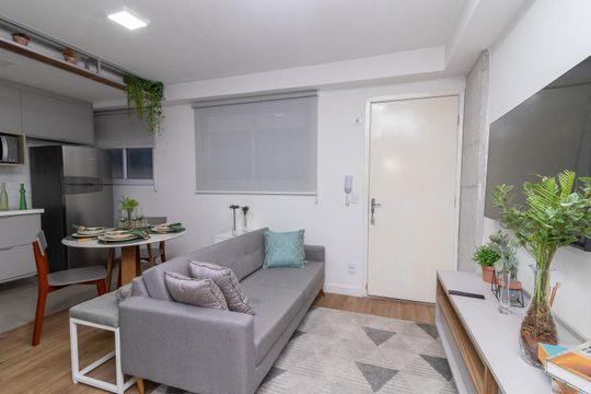 Sala de apartamento para alugar com 2 quartos, 51m² em Vila Ré, São Paulo