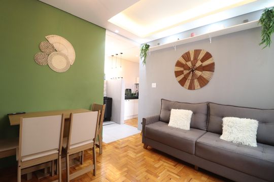 Sala de apartamento para alugar com 1 quarto, 37m² em Centro, Uberlândia