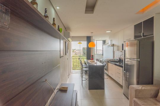 Sala de apartamento para alugar com 1 quarto, 65m² em Jardim Pauliceia, Campinas
