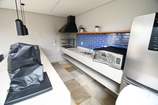 Área comum - Churrasqueira de apartamento para alugar com 3 quartos, 105m² em Nova Campinas, Campinas