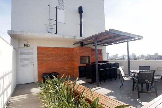 Área Comum - Rooftop Churrasqueira 1 de apartamento à venda com 2 quartos, 51m² em Santa Cecília, Porto Alegre