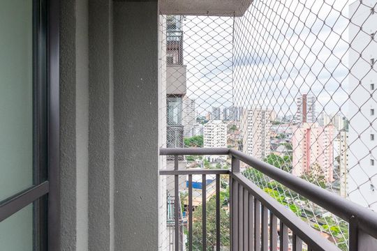 Sacada de apartamento à venda com 1 quarto, 29m² em Vila Santa Catarina, São Paulo