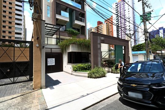 Fachada de kitnet/studio à venda com 1 quarto, 30m² em Jardim, Santo André