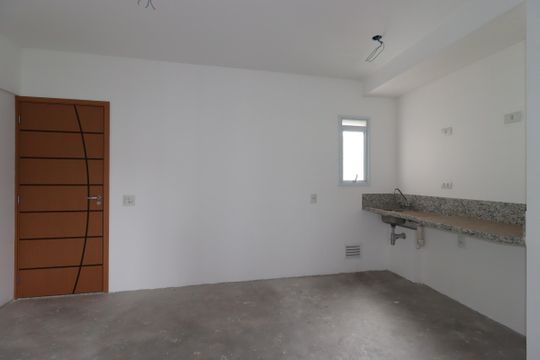 Cozinha de kitnet/studio à venda com 1 quarto, 30m² em Jardim, Santo André