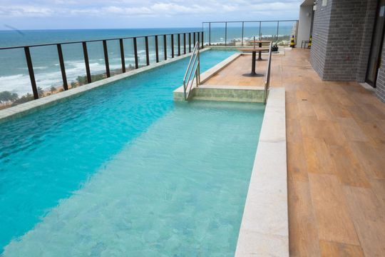 Área comum - Piscina de kitnet/studio para alugar com 1 quarto, 30m² em Itapuã, Salvador