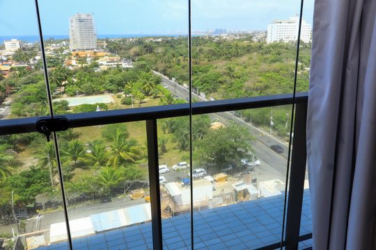 Vista de kitnet/studio para alugar com 1 quarto, 30m² em Itapuã, Salvador