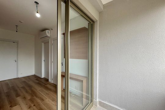 Sacada de apartamento à venda com 1 quarto, 32m² em Campo Belo, São Paulo