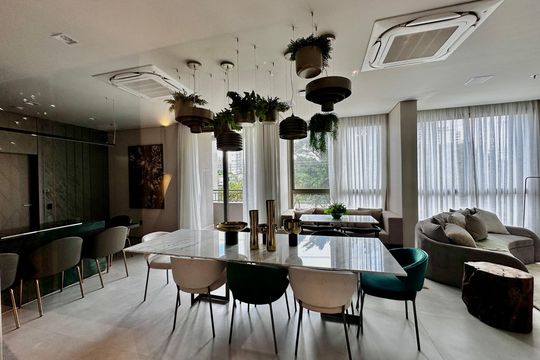 Área comum de apartamento à venda com 1 quarto, 32m² em Campo Belo, São Paulo