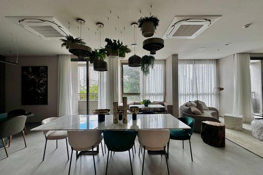 Área comum de apartamento à venda com 1 quarto, 32m² em Campo Belo, São Paulo