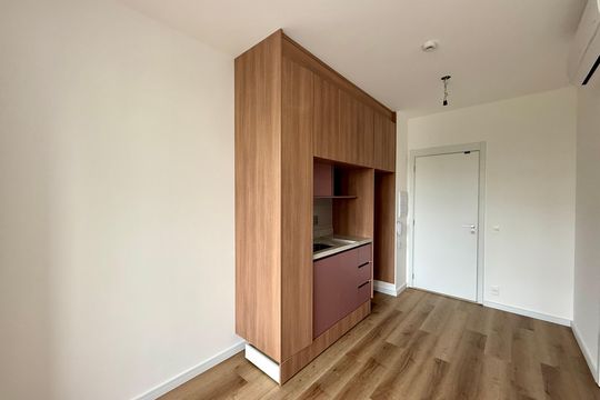 Sala de apartamento à venda com 1 quarto, 32m² em Campo Belo, São Paulo