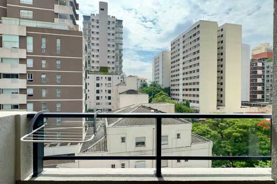 Varanda do Studio de kitnet/studio à venda com 1 quarto, 23m² em Perdizes, São Paulo