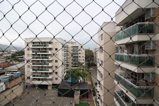 Vista Varanda da Sala de apartamento à venda com 2 quartos, 62m² em Taquara, Rio de Janeiro