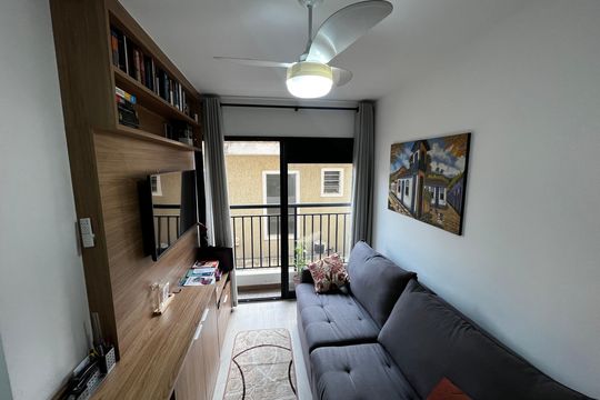 Sala de apartamento à venda com 1 quarto, 32m² em Vila Dom Pedro Ii, São Paulo