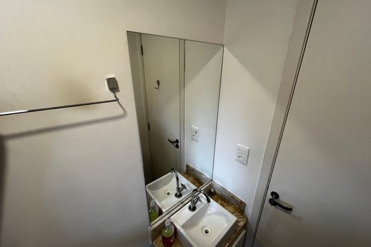 Banheiro de apartamento à venda com 1 quarto, 32m² em Vila Dom Pedro Ii, São Paulo