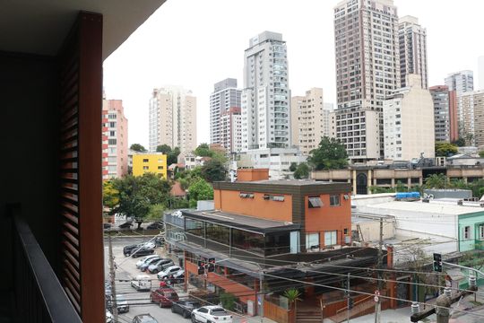 Varanda de apartamento para alugar com 1 quarto, 27m² em Perdizes, São Paulo