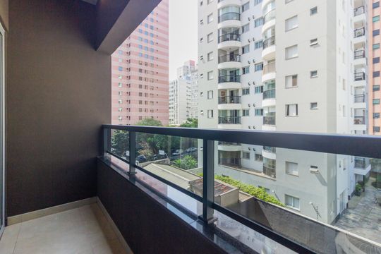 Varanda de kitnet/studio à venda com 1 quarto, 22m² em Jardim Paulista, São Paulo