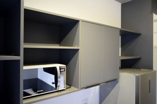 Cozinha de kitnet/studio à venda com 1 quarto, 22m² em Jardim Paulista, São Paulo