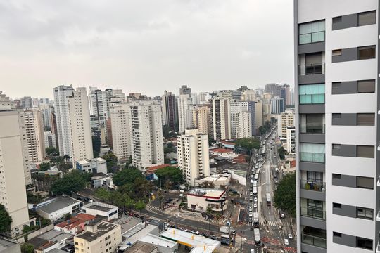 Vista de kitnet/studio para alugar com 1 quarto, 30m² em Vila Nova Conceição, São Paulo