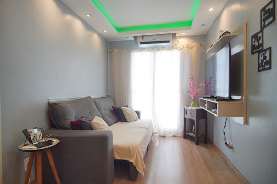 Sala de apartamento à venda com 3 quartos, 51m² em Santos Dumont, São Leopoldo