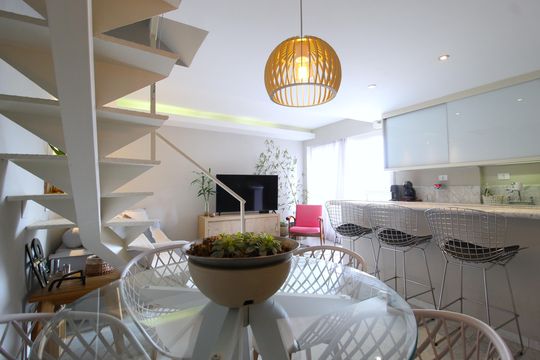 Sala de apartamento à venda com 1 quarto, 80m² em Vila Nova Conceição, São Paulo