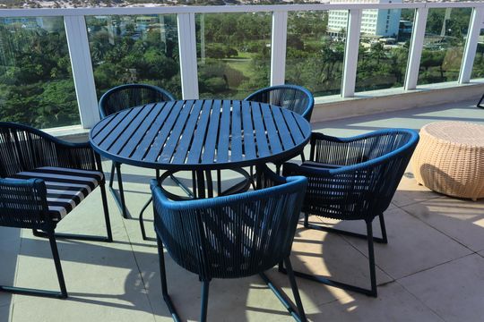 Área externa de kitnet/studio para alugar com 1 quarto, 25m² em Stella Maris, Salvador