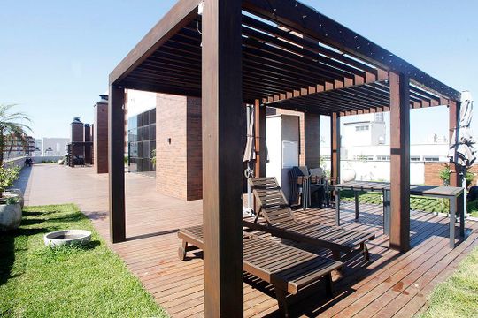 Área Comum - Rooftop de kitnet/studio à venda com 1 quarto, 34m² em Cidade Baixa, Porto Alegre