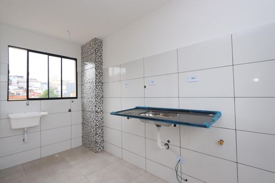 Cozinha de apartamento à venda com 1 quarto, 50m² em Cidade Continental, São Paulo