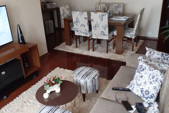Sala de apartamento à venda com 3 quartos, 110m² em Chácara Cruzeiro do Sul, São Paulo